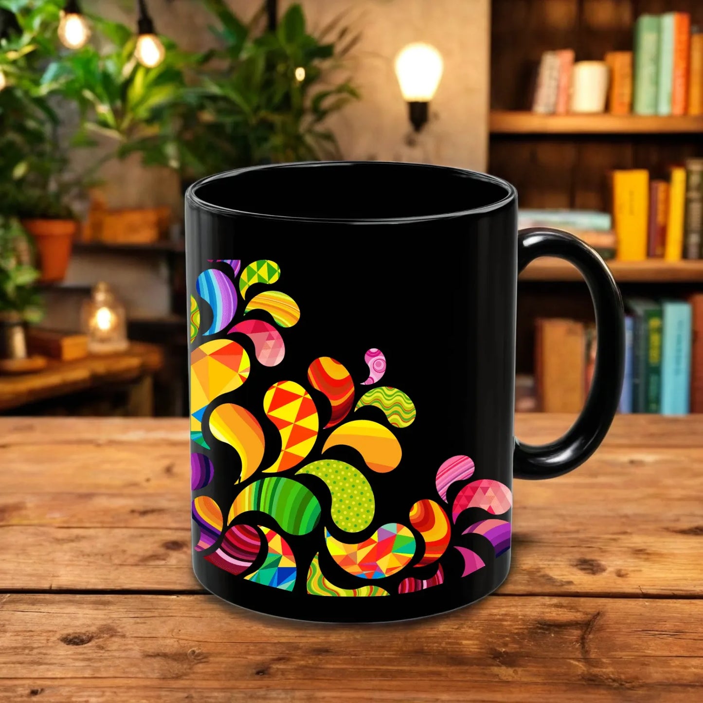 Black Coffee Mug