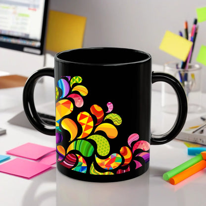 Black Coffee Mug