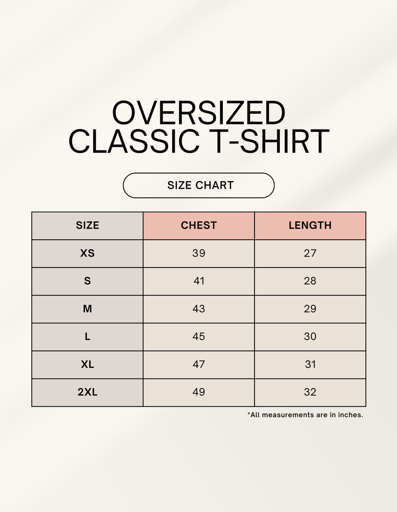 Size Guide Chart