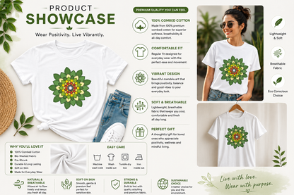 Nature Bloom Mandala Tee