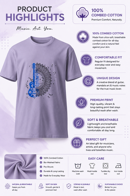 Melodic Mandala Graphic Tee