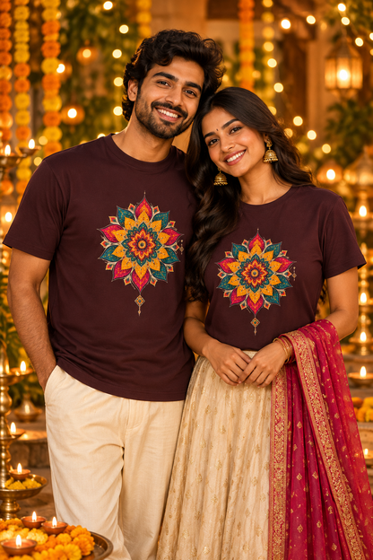 Festive Mandala Vibes Graphic Tee