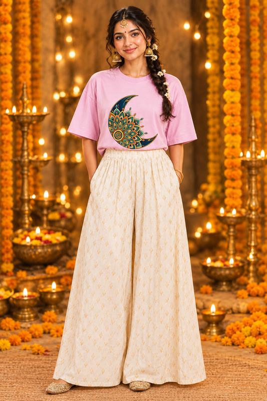 Festive Moon Mandala Women’s Tee
