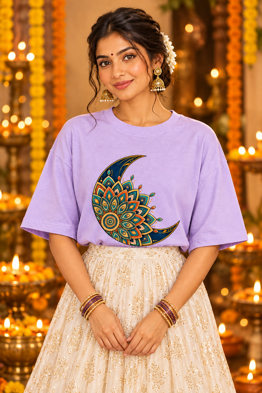 Festive Moon Mandala Women’s Tee