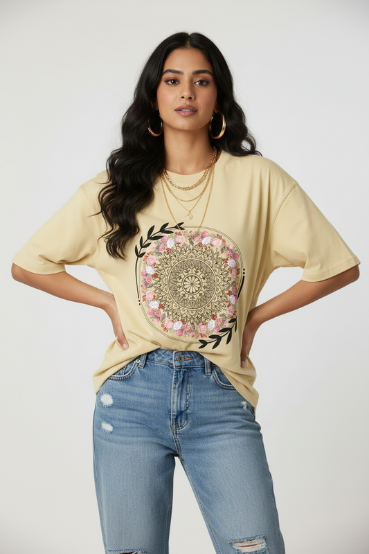 Blossom Mandala Art Tee