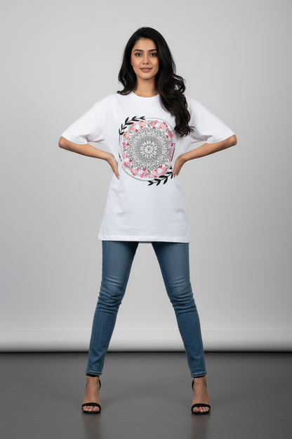 Blossom Mandala Art Tee