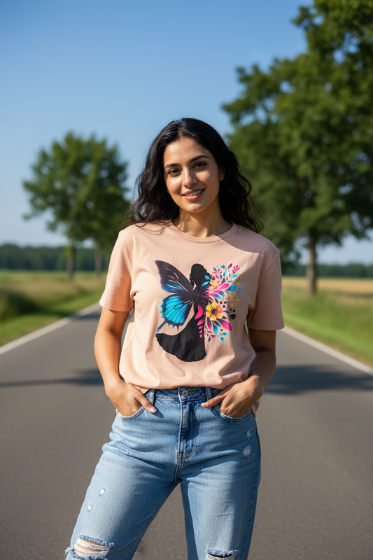 Women cotton T shirt