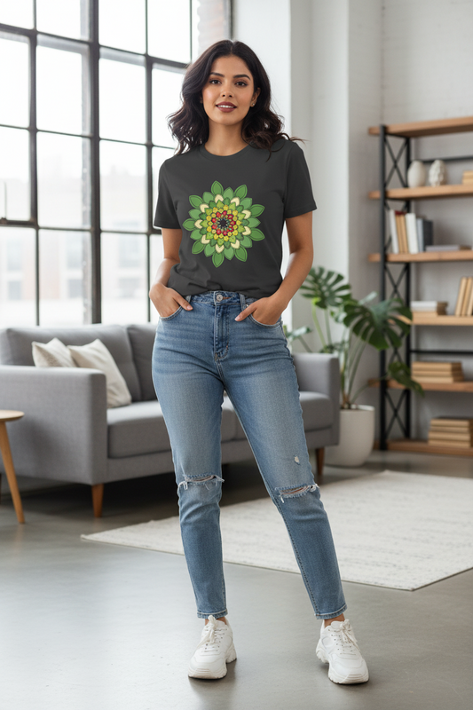 Nature Bloom Mandala Tee
