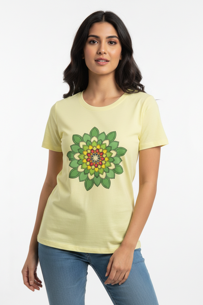 Nature Bloom Mandala Tee