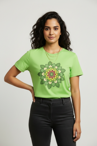 Nature Bloom Mandala Tee