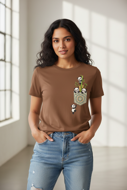 Panda Mandala Charm Women’s Tee